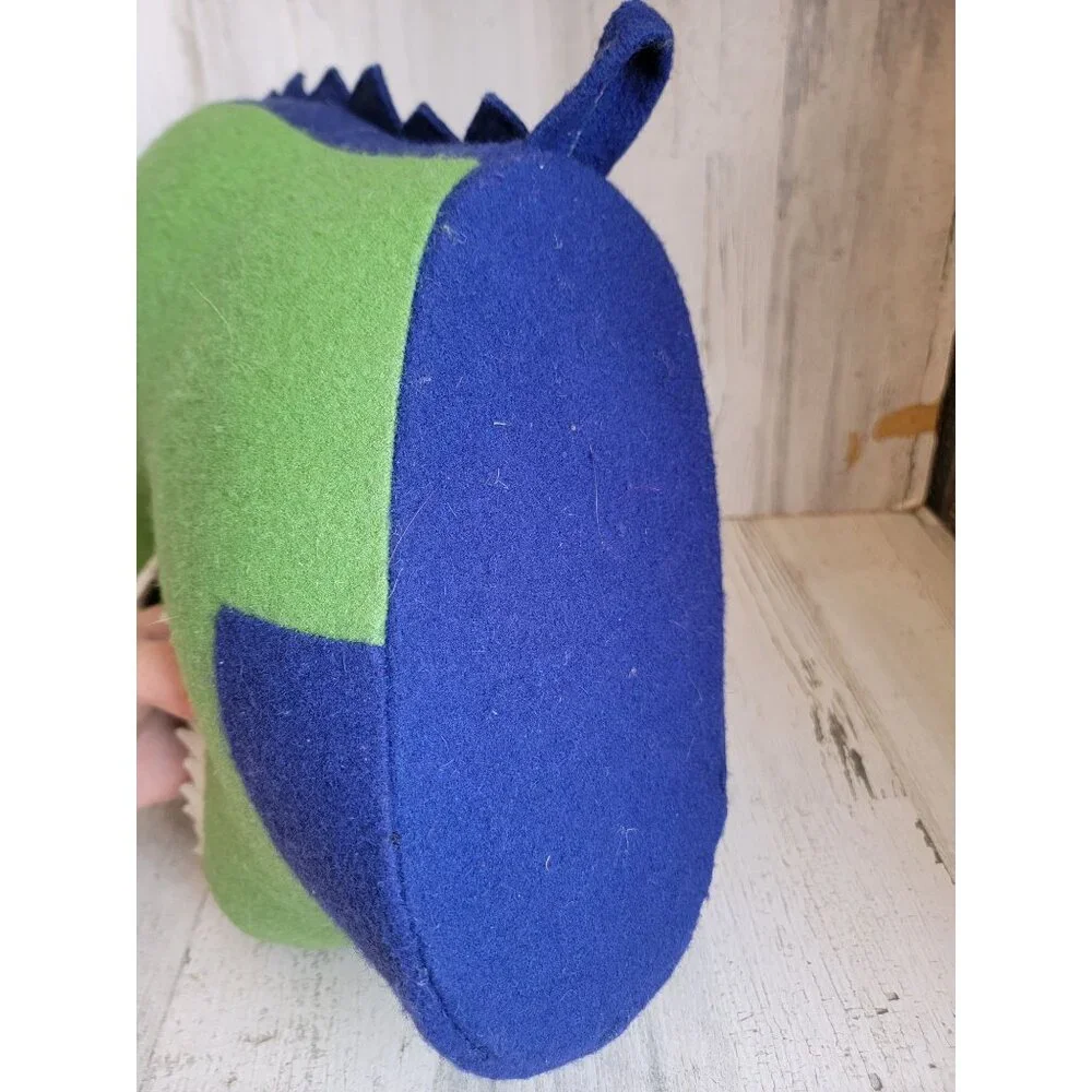 target Plush hanging Dino‎ head wall decor youth room green blue
